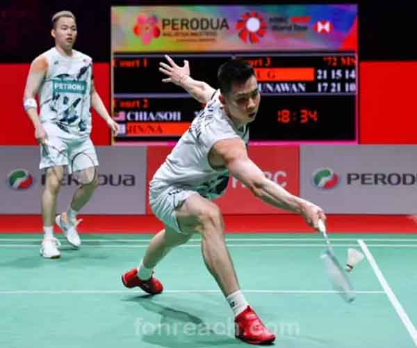 Aaron-Wooi Yik กระโดดข้าม Hong Kong Open