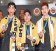 แอรอน-วูอิ ยิก และลี ผู้ชนะเหรียญรางวัลโอลิมปิก